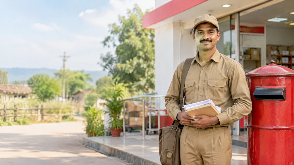 India Post GDS Recruitment 2026 के लिए ग्रामीण डाक सेवक की प्रतिनिधि तस्वीर